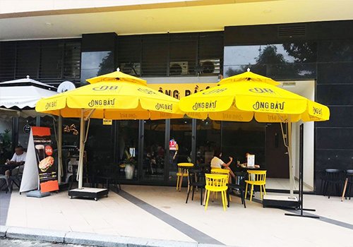 Gia công sản xuất, thiết kế ô dù quảng cáo
